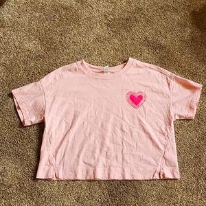 Heart crop top from Old Navy
